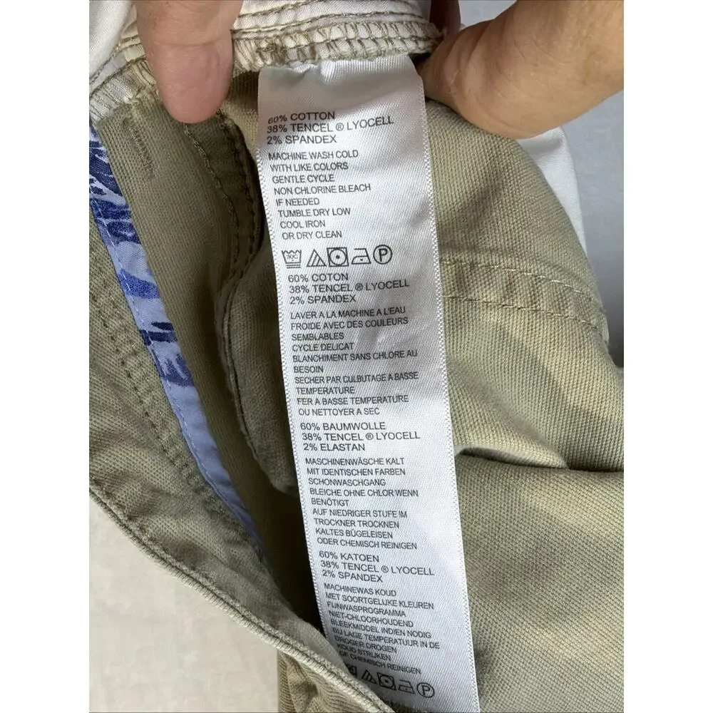 Tommy Bahama Jeans Khaki Pants Jeans Mens 32x34 Tan Utility Relaxed Fit Gorpcore